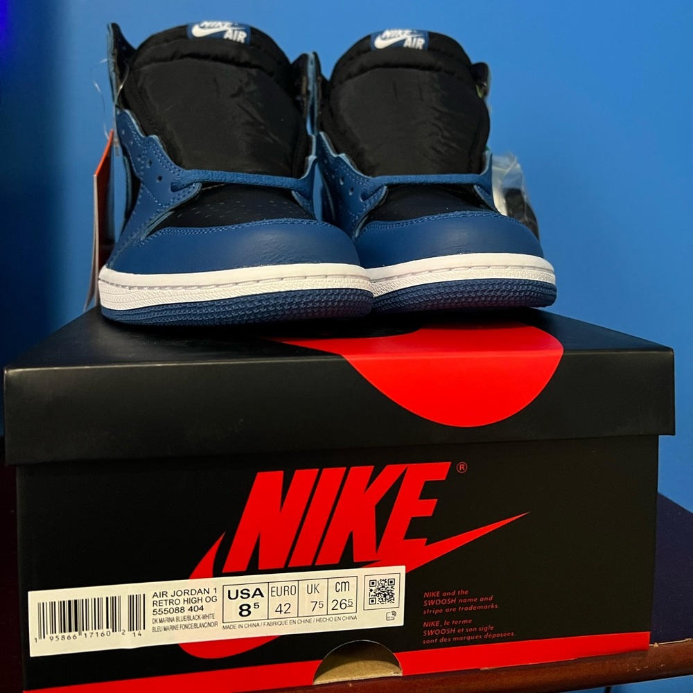 Jordan 1 High Retro Marina blue